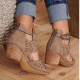 thumbnail image 3 of Crystal Open Toe Sandal - Women Ankle Strap Chunky Heel Sandals Cut Out Peep Toe Block Heel Sandals Summer Beach Party High Heeled Sandals, 3 of 4