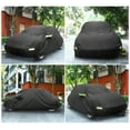 thumbnail image 5 of Unique Bargains Waterproof Car Cover 210Dpu Cover All Weather Full Car Cover with Door Zipper for Outdoor Windproof Sun Rain Protection Black for Volkswagen New Beetle 1998-2019 (Thin Style), 5 of 7