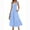 Light Blue, variant on Dresses for Women 2025 Elegant Classy Summer Bow Tie Sleeveless Maxi Dresses Casual Tiered A-Line Sundresses White L