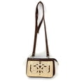 thumbnail image 2 of Western Rhinestone Embroidery Laser Cut Leather Double Floral Crossbody Small Pouch Wallet in 5 colors, 2 of 3