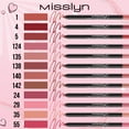 thumbnail image 5 of Misslyn MADE TO STAY Lip Liner #24, Creamy Color Slim Lip Pencil Long Lasting Sharpenable & Waterproof, 0.04 oz, 5 of 14