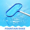 thumbnail image 4 of Pool Net Leaf Skimmer for Pools Leaf Skimmer with 120cm Aluminum Handle and Fine Mesh Pool Net for Pool Cleaning and Bottom Dirt, 4 of 11