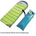 thumbnail image 3 of Portable Sleeping Bag Liner Lightweight Warm Roomy Cotton Travel Sheet Sleep Sack Liner for Travel, Youth Hostels, Picnic, Planes, Trains, 3 of 5