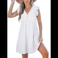 thumbnail image 2 of Vestido Tipo Cárdigan de Corta con Cuello en V y Ribete de Encaje, , Talla XL, 2 of 8