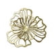 thumbnail image 5 of Decoración de pared de metal, flor decorativa de pared, estilo moderno, adorno floral de pared Dorado Pequeño, 5 of 9