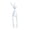 White, variant on Dserhfy Sitting Rabbit Figurine Long-legged Bunny Resin Statue Animal Sculpture Home Office Bookshelf Desktop Easter Decoration Ornament