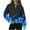 03 Blue, variant on Fewfanhot Womens Tops Polka Dot Hoodless Oversized Half Zipper Long Sleeve Drop Shoulder Graphic Print Sweatshirt Trendy