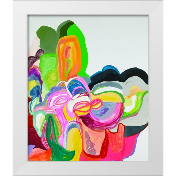Zinn, Mary 20x23 White Modern Wood Framed Museum Art Print Titled - Future Flower