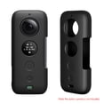 thumbnail image 2 of Amdohai Étui de Protection en Silicone Haute Résistance avec Couvercle d'Objectif Compatible avec les Caméras Sport Insta 360 One X Noir, 2 of 8