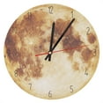 thumbnail image 2 of Reloj, 1 pieza, diseño de luna, reloj de pared, reloj de pared para habitación, calidad en la que puede confiar, 2 of 9