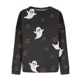 thumbnail image 4 of ICHUANYI Liquidación Moda Mujer Casual Manga Larga Cuello Redondo Impreso Señoras Sudadera Tops Blusa ICHUANYI WER202308171745, 4 of 6
