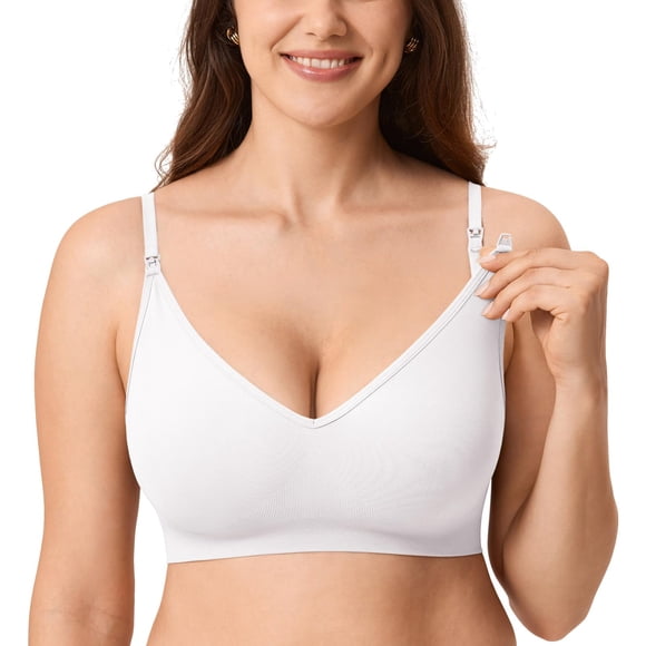 Sostén MOMANDA para Dormir y Lactancia Sin Aros Sin Costuras Cuello en V XX-Large