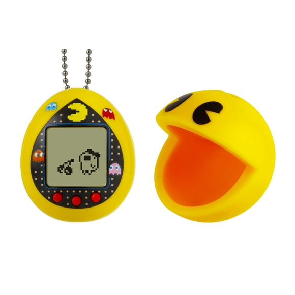 Tamagotchi Deluxe PAC-Man with Case - Yellow Maze, Deluxe Yellow