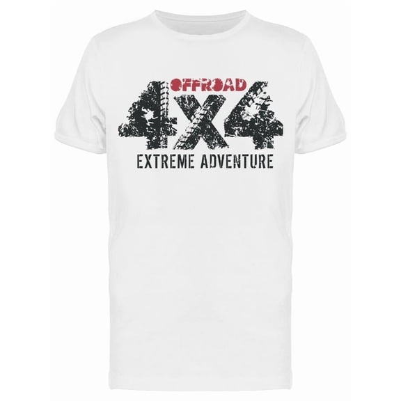 Sticker: Off-Road 4X4 T-Shirt Men -Image by Shutterstock, Male Small