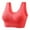 Watermelon Red, variant on Women's Large Size Wire-Free Sports Bra - Thin Mould Cup, Four-Way Stretch, Yoga/Fitness - S-XXXXXXL, All Seasons