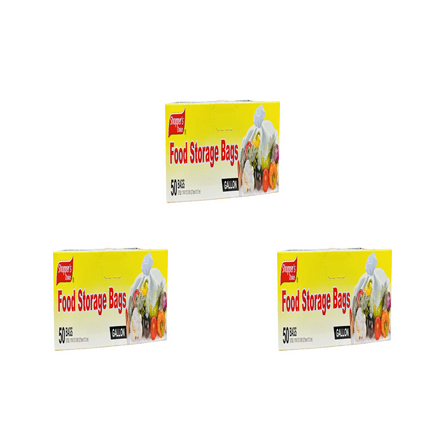 GoodSense Food Storage Bags 50ct Gallon Size with Ties – 13Pack