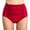 Red, variant on Women's Swim Bottoms High Waisted Swimsuit Bottoms Full Coverage Bikini Briefs Bathing Suit Shorts