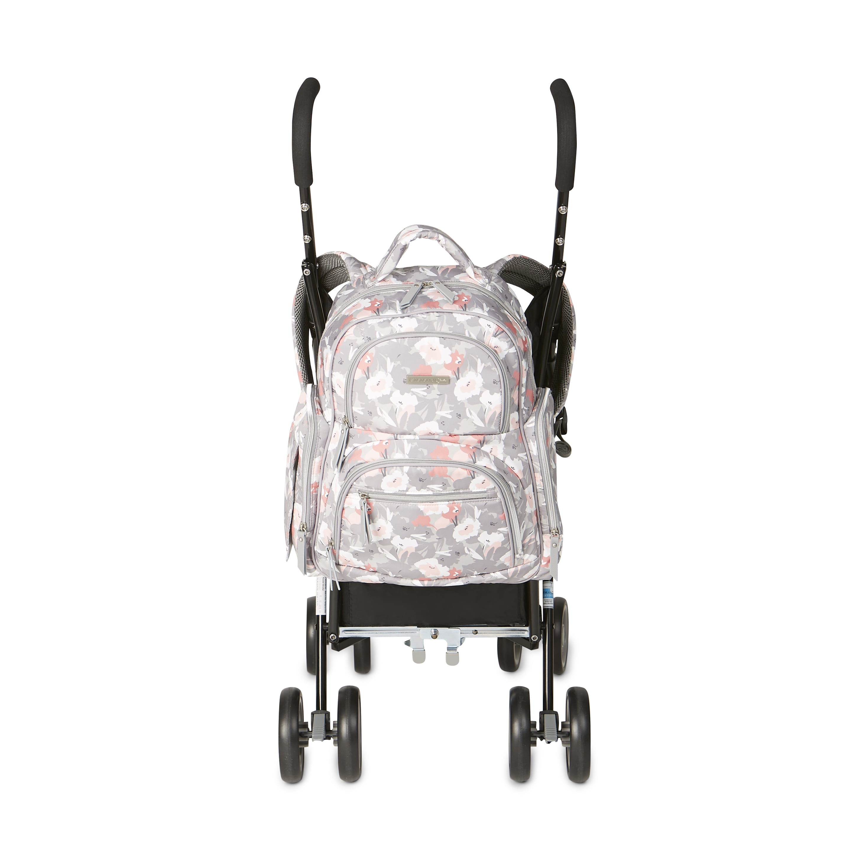 Bananafish Studio Gray Floral Diaper Bag with Bahrain Ubuy