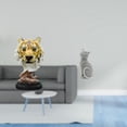 thumbnail image 2 of Escultura de cabeza de tigre, estatua de gato, escultura de mesa de resina, figura de cabeza de animal, estatua moderna, adorno de escritorio adecuado, 2 of 8