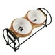 thumbnail image 5 of Elevados Elevados Soporte de Plato de Alimentación Ajustables Dispensador de Alimentos para Perros Pequeños, Medianos Y Grandes Negro Fernando Estante para comedero de mascotas, 5 of 7