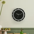 thumbnail image 5 of Wall clock Plastic Silent Suitable for decoration 12in Black, 5 of 6