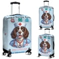 thumbnail image 2 of Just a Certified Nursing Assistant Cna Who Loves Her English Springer Spaniel Travel Luggage Cover Springers Dog Lover Gifts Suitcase Dust Protective Decor - 00003, 2 of 5