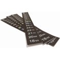 thumbnail image 1 of Four (4) Self Adhesive Digital Temperature Thermometer Strips for Both Celsius and Fahrenheit Degree Readings, 1 of 2