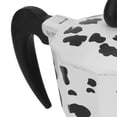 thumbnail image 3 of Aluminium Coffee Pot Kettle Coffee Maker Moka Pot for Home Coffee Shop Use Milk Cow Color, 3 of 8