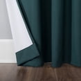 thumbnail image 5 of Sun Zero Cyrus 1-Piece  Thermal 100% Blackout  Back Tab/Rod Pocket Curtain Panel, Teal, 40”W x 84"L, 5 of 8