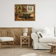 thumbnail image 3 of Stupell Industries Rustic Cabin with Border Animals & Insects Painting Gallery Wrapped Canvas Art Print Wall Art, 40 x 30, 3 of 8