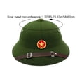 thumbnail image 2 of Jiibva Pith Helmet Hat Green, Pith Explorer Hat Sun Hat for Men, 2 of 7
