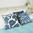 thumbnail image 4 of Pillow Covers 4pcs Throw Pillow Cover 18x18 Inches Decorative Pillows Floral Couch Pillow Covers for Living Room Couch Bed Sofa, 4 of 6