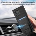 thumbnail image 6 of Allytech Card Holder Back Cover Case for Samsung Galaxy S24 Ultra, PU Leather TPU Hybrid Kickstand Anti-Scratch Shockproof Slim Vintage Phone Case for Galaxy S24 Ultra, Black, 6 of 8