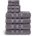thumbnail image 3 of Vivendi Home Infinity Zero Twist 8 Piece 100pct Cotton Towel Set, 3 of 6