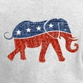 thumbnail image 3 of CafePress - Glitter Republican Elephant Long Sleeve T Shirt - Women's Long Sleeve Graphic Casual T-Shirt, 3 of 4