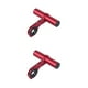 thumbnail image 2 of Greeniant Soporte extendido para manillar de bicicleta de tubo de 20CM, barra de montaje para faro de bicicleta, soporte para ordenador, soporte Rojo 10cm 2Conjunto, 2 of 6
