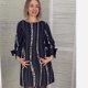 thumbnail image 1 of Generic 2025 Autumn Digital Printing Stripes Dress, 1 of 1