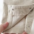 thumbnail image 5 of ZACPNCV Baby Boys Girls Corduroy Bib Overalls Infant Toddler Corduroy Straps Outfits Pants Romper Jumpsuit with Pockets Beige 3-4 Years, 5 of 10