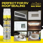 Alien Waterproof Sealant Spray Clear Caulk 14 oz Liquid Rubber Seal Insulate for Indoor Outdoor