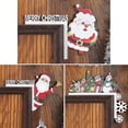 thumbnail image 1 of Decoración del marco de la puerta de Navidad Decoración del ornamento de madera de Papá Noel, 1 of 4
