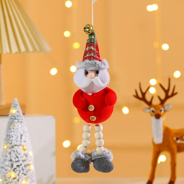 Ornamentos Navideños para Árbol de Navidad, Adornos Pendientes para Niños, Santa Claus, Snowman, Reindeer, Oso, para Árbol de Navidad, Colgantes de Navidad para Niños, Estilo Navideño, Alta