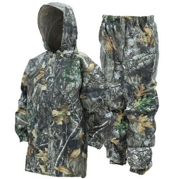 Frogg Toggs Polly Woggs Youth Rain Suit | Realtree Edge | Size SM
