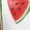 Hand Drawn Watermelon4, variant on Xecao Hand Drawn Watermelon print women's scoop neck, loose-fit workout tank tops for the gym.