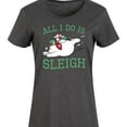 thumbnail image 3 of Frosty The Snowman - Christmas - All I Do Is Sleigh - Women's Any Way Dress, 3 of 6