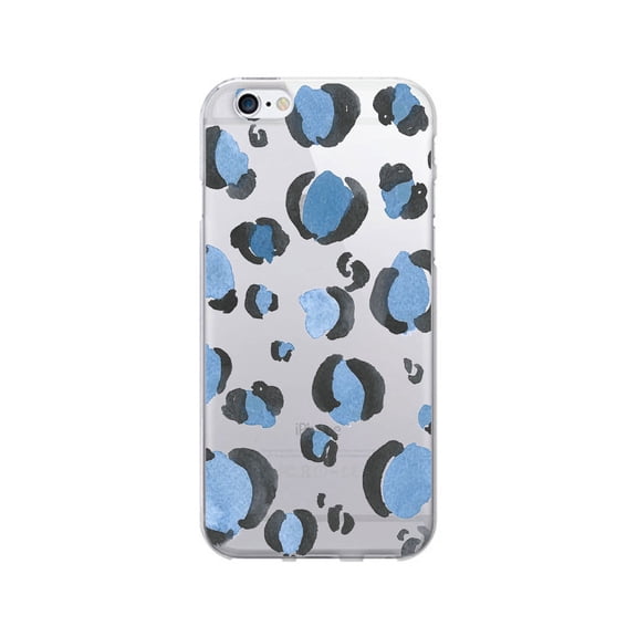 OTM Prints Clear Phone Case, Spotted Indigo - iPhone 6 Plus/7 Plus
