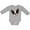 AC-Heather Grey, variant on Boston Terrier Dog Gift Boys or Girls Long Sleeve Baby Bodysuit