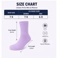 thumbnail image 4 of Comfort Crew Socks 6 Pairs for Women, Soft Breathable Stretch Socks, Non Binding Comfortable Fit for Work, Walking & Everyday Wear, Size 7-9, 4 of 6