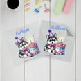 thumbnail image 3 of Happy Birthday Cute Puppy Siberian Husky with Cake Gifts Party Hat Cutout Transfer Sticker Husky Dog Lover Gifts Transparent Decal Art Decor - 00029, 3 of 5