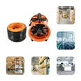 thumbnail image 3 of Miumaeov Blower Exhaust Fan 10-Inches 320W 1518 CFM High-Velocity Portable Ventilator Low Noise with 32.8ft Duct Hose Fume Extractor for Home Job Site, 3 of 12