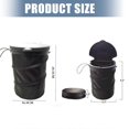 thumbnail image 3 of Spillproof Swing Lid Car Waste Bin Collapsible Design Sturdy Travel Waste Bin Spillproof for Vehicle Interior Storage Multicolor, 3 of 4
